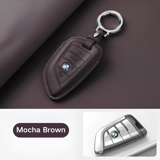 BMW Leather Car Key Fob Case Cover For 1, 2, 3, 5, 7 Series, X1, X3, X5, X6, X7, ix1, ix40, ix50, i8 - i-Station Mobile Phone & Electronic Device Repair and Accessories