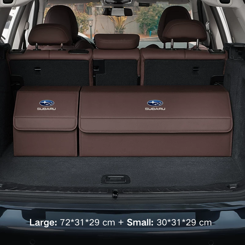 Load image into Gallery viewer, Subaru Microfiber Leather Car Trunk Storage Box for Outback, Forester, Impreza, WRX, XV, Crosstrek, Ascent, Legacy, STI - i-Station Mobile Phone &amp; Electronic Device Repair and Accessories
