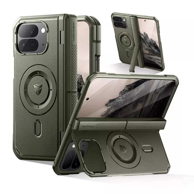 Load image into Gallery viewer, [With Camera Cover][Built-in Stand] Google Pixel 10 Pro Fold - Dexnor Military Grade Heavy-Duty Shockproof Rugged Case - i-Station Mobile Phone &amp; Electronic Device Repair and Accessories
