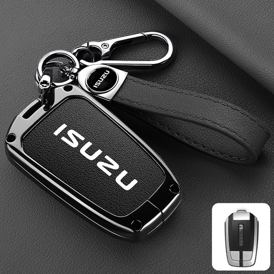 Isuzu Aluminum Alloy Shockproof Car Key Case Cover for D-Max, MU-X, Lingtuo, Ruimai