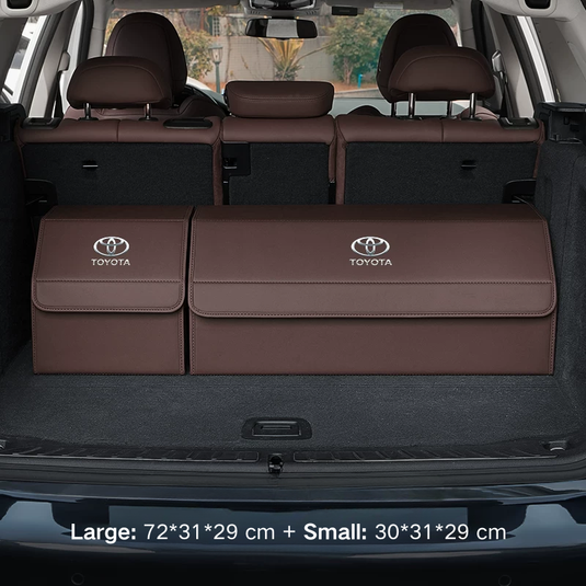 Toyota Microfiber Leather Car Trunk Storage Box for Highlander, Camry, Avalon, RAV4, Venza, Corolla, Prado, Land Cruiser