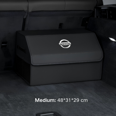 Nissan Microfiber Leather Car Trunk Storage Box for Sylphy, Qashqai, Terra, X-Trail, Patrol, Navara - i-Station Mobile Phone & Electronic Device Repair and Accessories