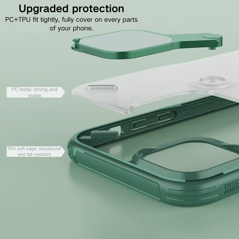 Load image into Gallery viewer, [Built-in Stand][Built-in Lens Cover] Apple iPhone 13/Pro/Pro Max Nillkin Full-cover Shockproof Stand Series Case
