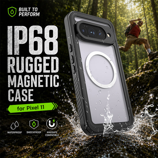 [FS Series][Magsafe Compatible] Google Pixel 11 Pro XL - Redpepper Full Covered Waterproof Heavy Duty Tough Armor Case