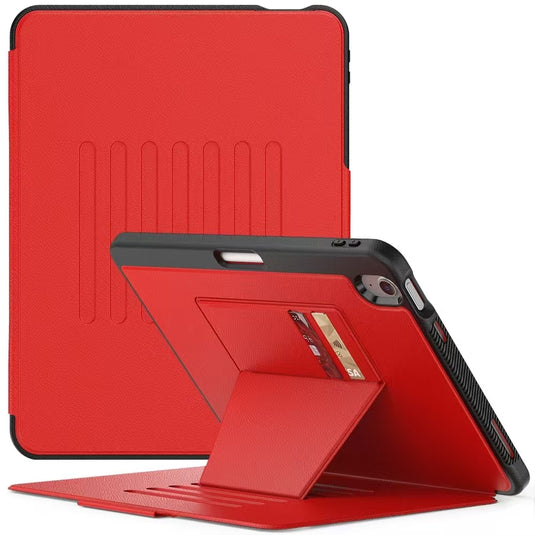 [With Card Slot] Apple iPad Air 13-inch M3 (2025) Stand Full-protection Shockproof Case With Pen Slot