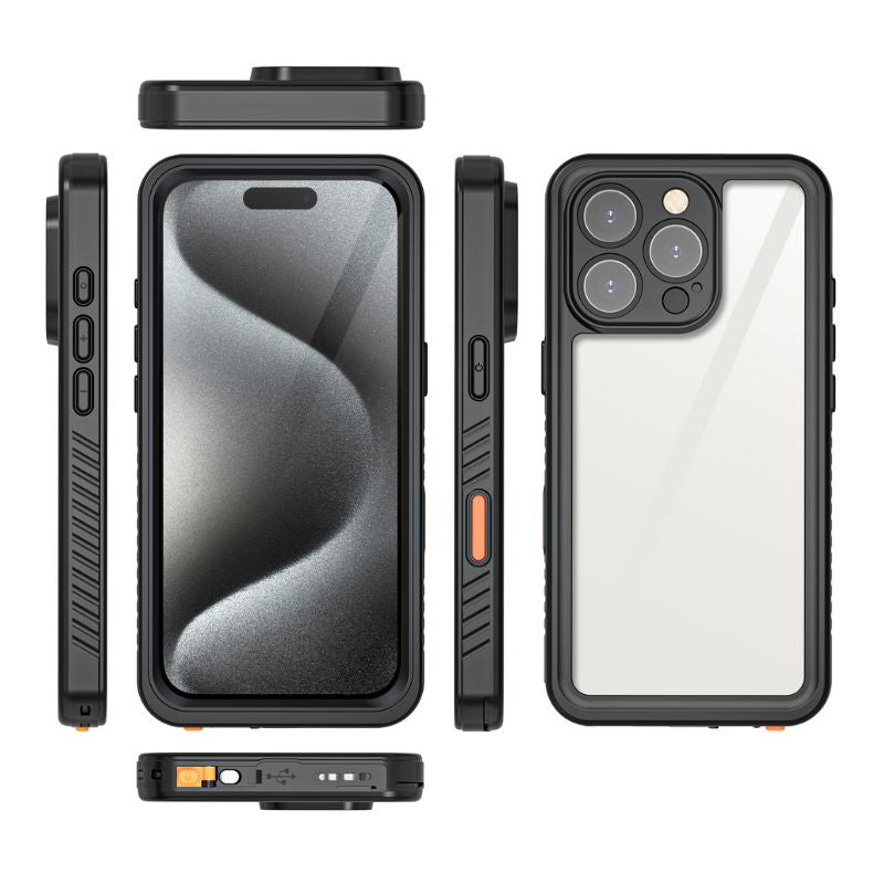 Load image into Gallery viewer, [FS Series] Apple iPhone 16 Pro - Redpepper Full Covered Waterproof Heavy Duty Tough Armor Case
