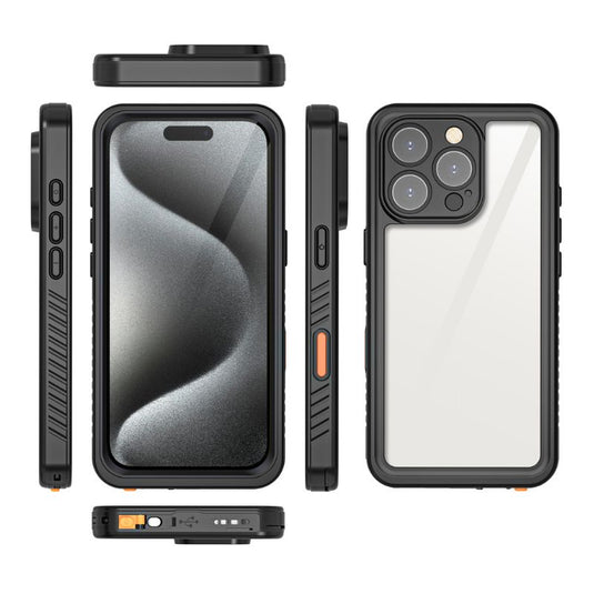 [FS Series] Apple iPhone 16 Pro - Redpepper Full Covered Waterproof Heavy Duty Tough Armor Case