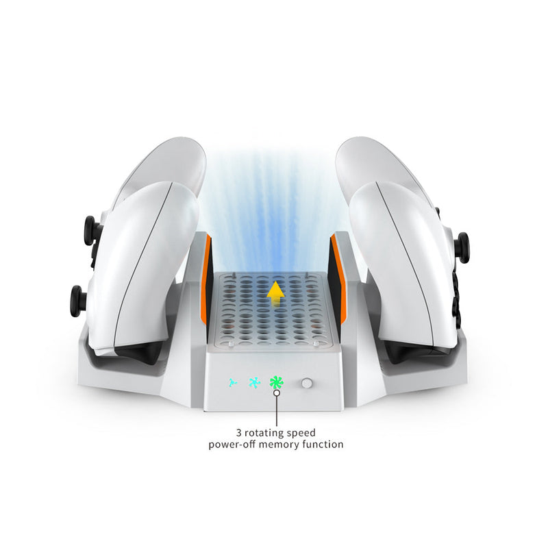 Load image into Gallery viewer, Xbox Series S - Cooling Fan Charging  Vertical Stand Dual Controller Charging Base - Polar Tech Australia
