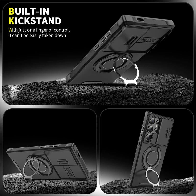 Load image into Gallery viewer, [Built-in Kickstand] Samsung Galaxy A57 - Rugged Shockproof Heavy Duty Series Case - i-Station Mobile Phone &amp; Electronic Device Repair and Accessories
