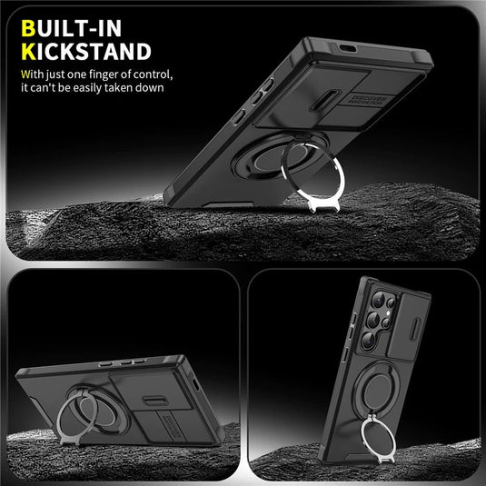 [Built-in Kickstand] Samsung Galaxy A57 - Rugged Shockproof Heavy Duty Series Case - i-Station Mobile Phone & Electronic Device Repair and Accessories