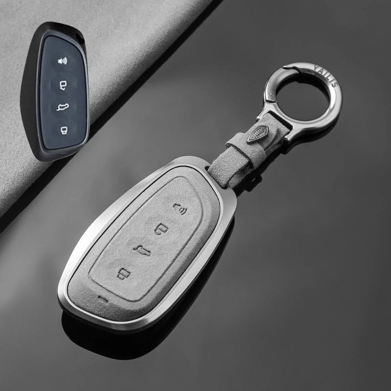 Load image into Gallery viewer, Great Wall High-Quality Suede Car Key Fob Case Cover For Haval Raptor, Dargo 2nd Gen, Xiaolong Max, Shenshou, H6
