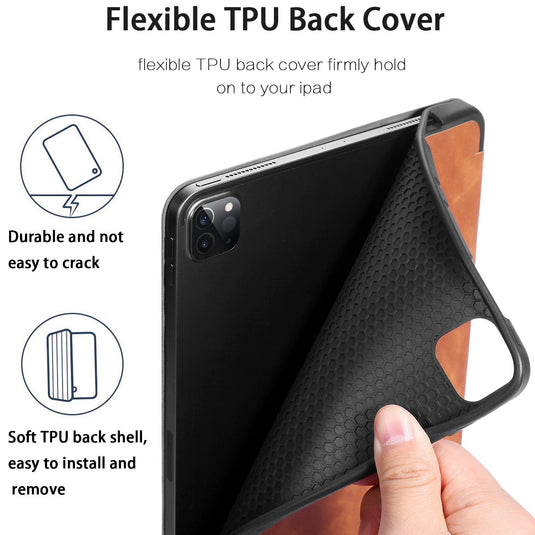 [With Pen Slot] Apple iPad 7/8/9 10.2'' 7/8/9th Gen (2019/2020/2021) - Business Shockproof Stand Case - i-Station Mobile Phone & Electronic Device Repair and Accessories