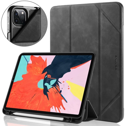 [With Pen Slot] Apple iPad 7/8/9 10.2'' 7/8/9th Gen (2019/2020/2021) - Business Shockproof Stand Case - i-Station Mobile Phone & Electronic Device Repair and Accessories