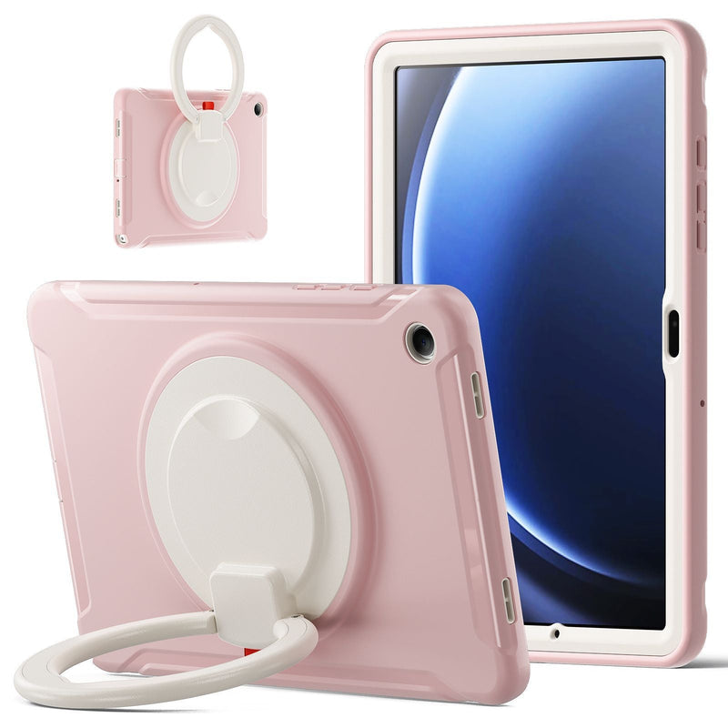 Load image into Gallery viewer, Samsung Galaxy Tab A9 2023 8.7&quot; (SM-X110 / X115) Heavy Duty Ring Holder Stand Silicone Kid Case - Polar Tech Australia
