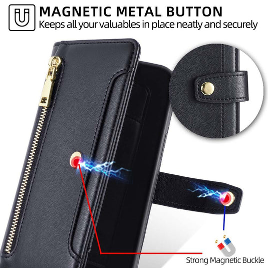 [Built-in Card Slot][With Lanyard]  OnePlus Nord 4 Leather Flip Shockproof Wallet Series Case