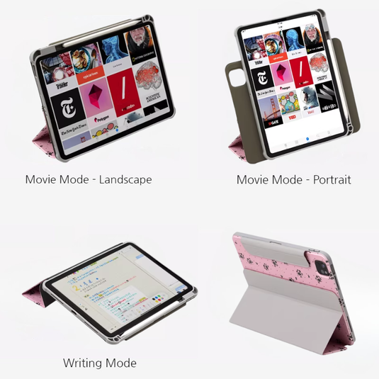 [Detachable][Built-in Pen Slot] Apple iPad 10.9/11'' 10/11th Gen (2022/2025) Ditsy Floral Magnetic Double-Sided Full-Cover Protective Case - i-Station Mobile Phone & Electronic Device Repair and Accessories