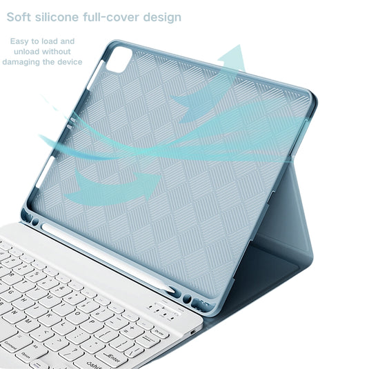 [Without Backlight] Apple iPad 10.2" 7th/8th/9th (2019/2020/2021)/Air 3 10.5" (2019)/Pro 10.5" (2017) - Detachable Magnetic Wireless Keyboard Case