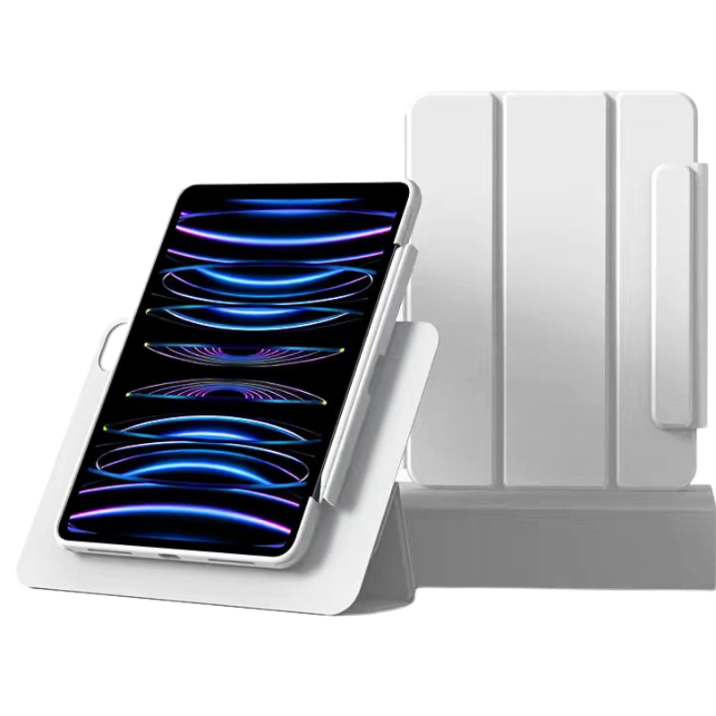 Load image into Gallery viewer, [Detachable] Apple iPad 7 10.2&#39;&#39; 7th Gen (2019) Magnetic Rotatable Full-cover Case With Pen Slot
