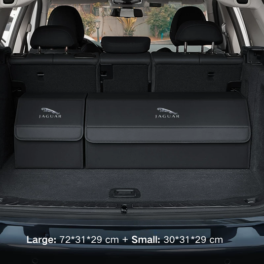 Jaguar Microfiber Leather Car Trunk Storage Box for XEL, XJ, F-PACE, XFL, E-PACE, XE, XF, F-TYPE, I-PACE - i-Station Mobile Phone & Electronic Device Repair and Accessories