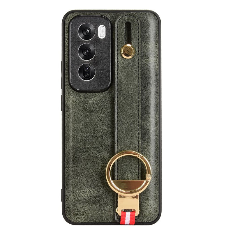 Load image into Gallery viewer, OPPO Reno 12 Pro 5G (CPH2629) - Business PU Leather Drop Proof Stand Series Case With Wrist Strap
