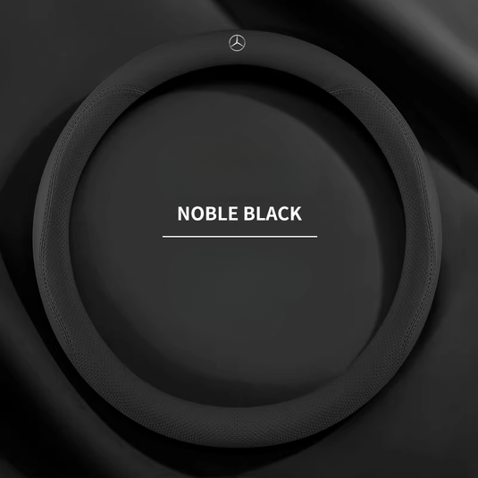 Mercedes-Benz Genuine Leather Breathable Steering Wheel Cover for E300L, C260L, GLC300, S450, GLE450, A200, GLK300