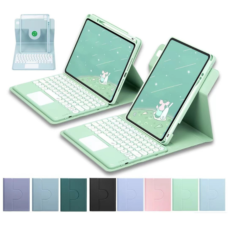 Load image into Gallery viewer, [Detachable] Apple iPad Pro 12.9-inch 3rd/4/5/6th Gen (2018/2020/2021/2022) Magnetic Touch Wireless Keyboard Case

