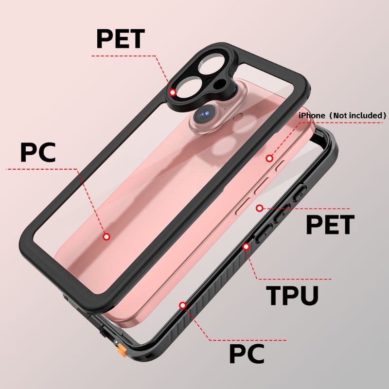 Load image into Gallery viewer, [FS Series] Apple iPhone 16 - Redpepper Full Covered Waterproof Heavy Duty Tough Armor Case
