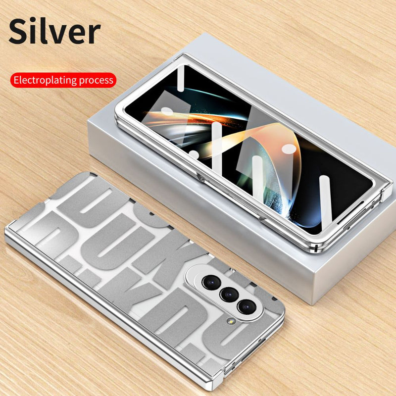 Load image into Gallery viewer, [With Phone Film] Samsung Galaxy Z Fold 5 5G (SM-F946B) - Fashion Electroplating Transparent Drop Proof Essentials Series Case
