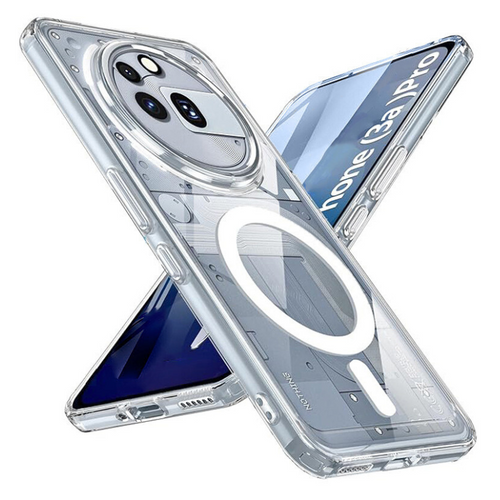 [Magsafe Compatible] Nothing Phone (3a)/Pro Transparent Crystal Shockproof Protective Case - i-Station Mobile Phone & Electronic Device Repair and Accessories