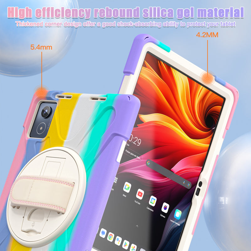Load image into Gallery viewer, [Built-in Stand] Lenovo Tab K11 Plus 11.45&quot; 2024 (TB352FU/XU) - Kid Shockproof Heavy Duty Series Case With Shoulder Strap
