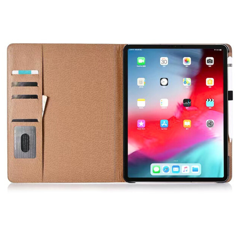 Load image into Gallery viewer, Apple iPad Pro 11-inch 1st Gen (2018) Leather Shockproof Book Style Tablet Case
