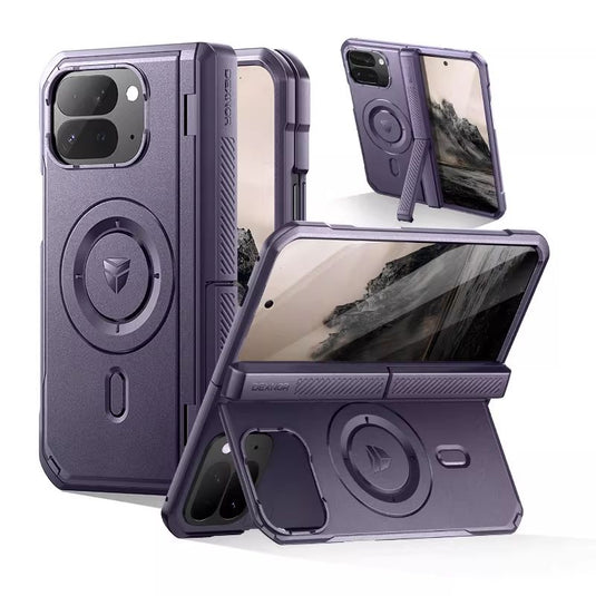 [With Camera Cover][Built-in Stand] Google Pixel 10 Pro Fold - Dexnor Military Grade Heavy-Duty Shockproof Rugged Case - i-Station Mobile Phone & Electronic Device Repair and Accessories