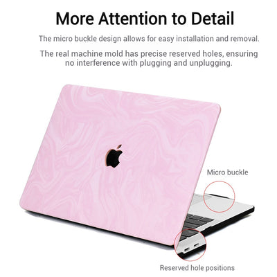 Apple MacBook Air 13"  (A1932 & A2179 & A2337) - 3D Velvet Touch PU Full-Body Protection Cover Case - i-Station Mobile Phone & Electronic Device Repair and Accessories