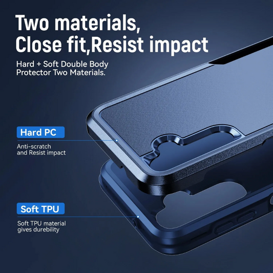 Samsung Galaxy S24 SM-S921/Plus SM-S926/Ultra SM-S928 Military Defense Drop Proof Heavy Duty Series Case