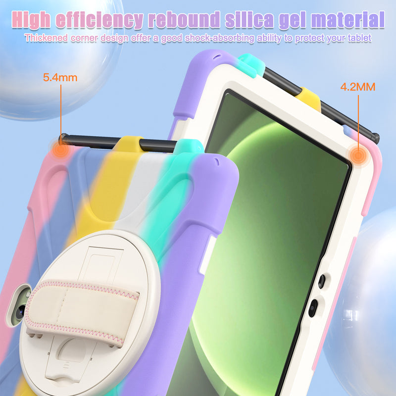 Load image into Gallery viewer, Samsung Galaxy Tab Active Pro / Active 4 Pro / Active 5 Pro Series - Heavy Duty 360 Degree Rotate Stand Hand Strap Case With Shoulder Strap - i-Station Mobile Phone &amp; Electronic Device Repair and Accessories
