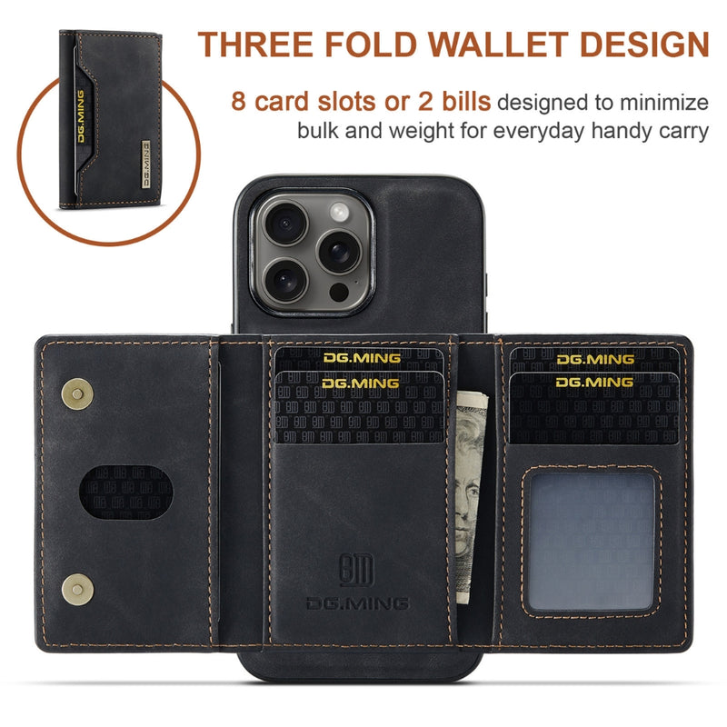 Load image into Gallery viewer, [With Card Slot] Apple iPhone 14/Plus/Pro/Max - 2 in 1 Detachable Leather Wallet Case
