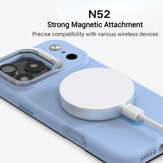 [Magsafe Compatible][With Lens Bracket] Apple iPhone 17/Pro/Pro Max/Air Liquid Silicone Shockproof Phone Case