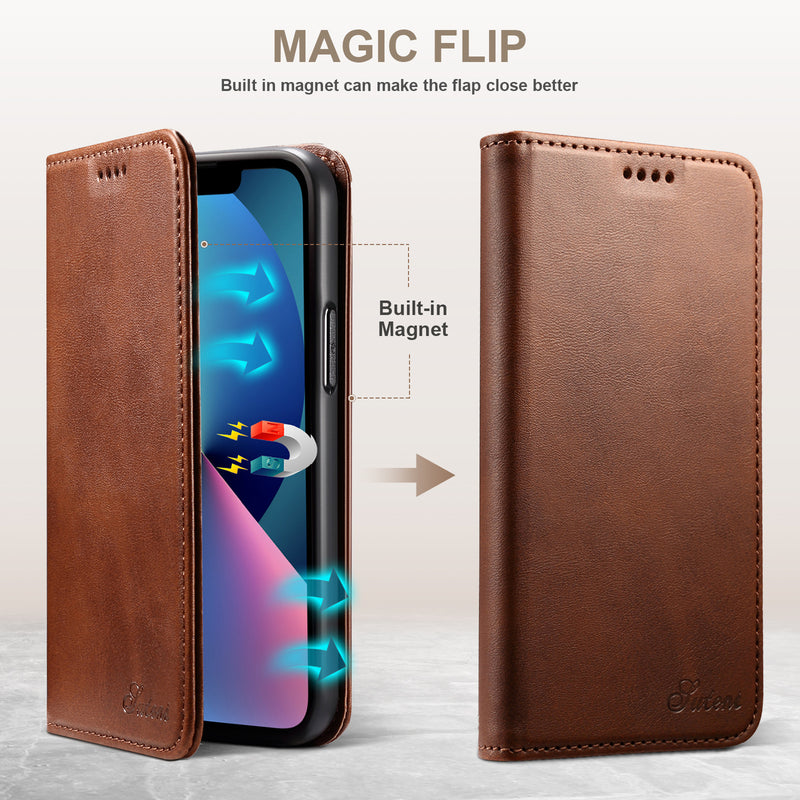 Load image into Gallery viewer, [With Card Slot] Apple iPhone X/XS/XR/XS Max Leather Flip Shockproof Wallet Series Case
