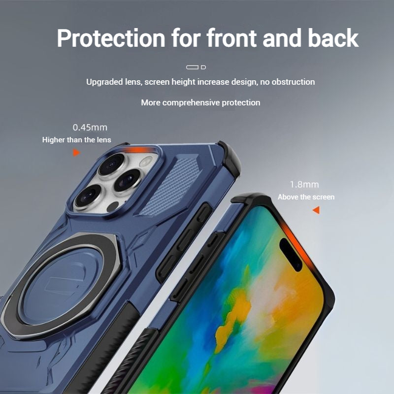 Load image into Gallery viewer, [ Magsafe Compatible][Built-in Stand] Apple iPhone 17/Air/Pro/Max - Shield Shockproof Rugged Heavy Duty Case
