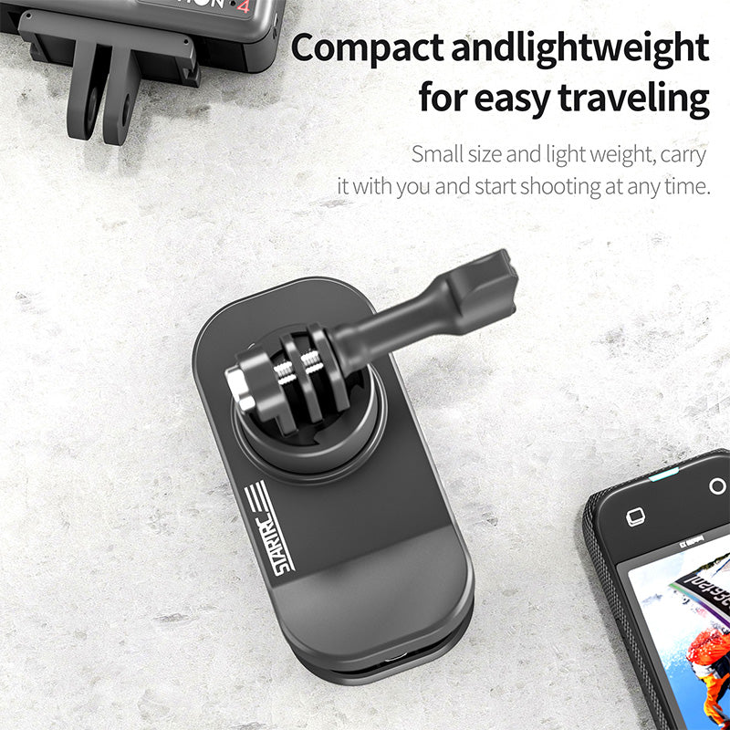 Load image into Gallery viewer, STARTRC Magnetic Universal Backpack Clip for Action Cameras
