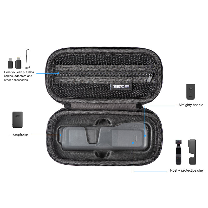STARTRC Portable Carrying Case with Wrist Strap for DJI OSMO Pocket 2 - i-Station Mobile Phone & Electronic Device Repair and Accessories