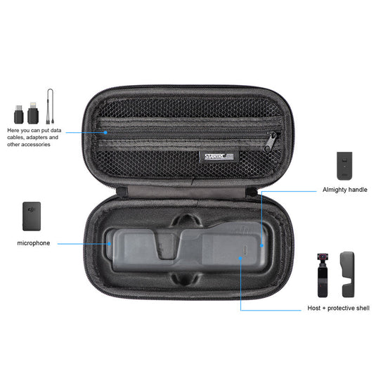 STARTRC Portable Carrying Case with Wrist Strap for DJI OSMO Pocket 2