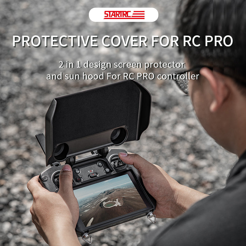 STARTRC 2-in-1 Monitor Sunhood for DJI RC Pro (Black) - i-Station Mobile Phone & Electronic Device Repair and Accessories