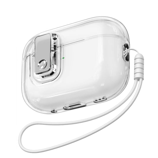 [With Lanyard][With Lock Clip]Apple AirPods Pro 1 & 2 - Charging Case Cover Heavy Duty Protecive Case