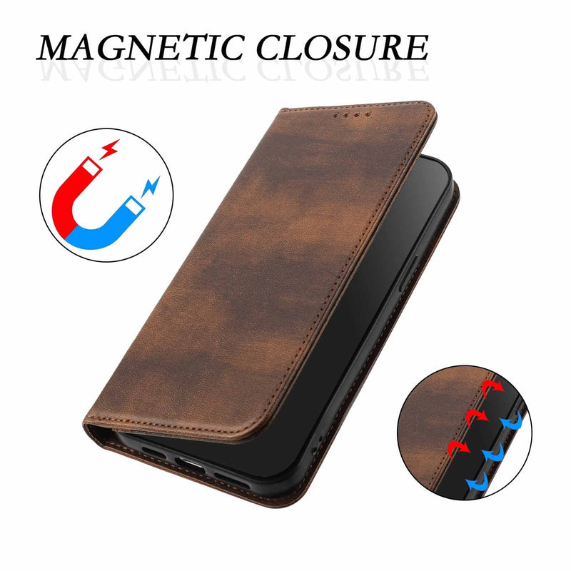 Load image into Gallery viewer, [With Card Slot] Samsung S25/Plus/Ultra/Edge - Multi Functional Leather Flap Wallet Series Case
