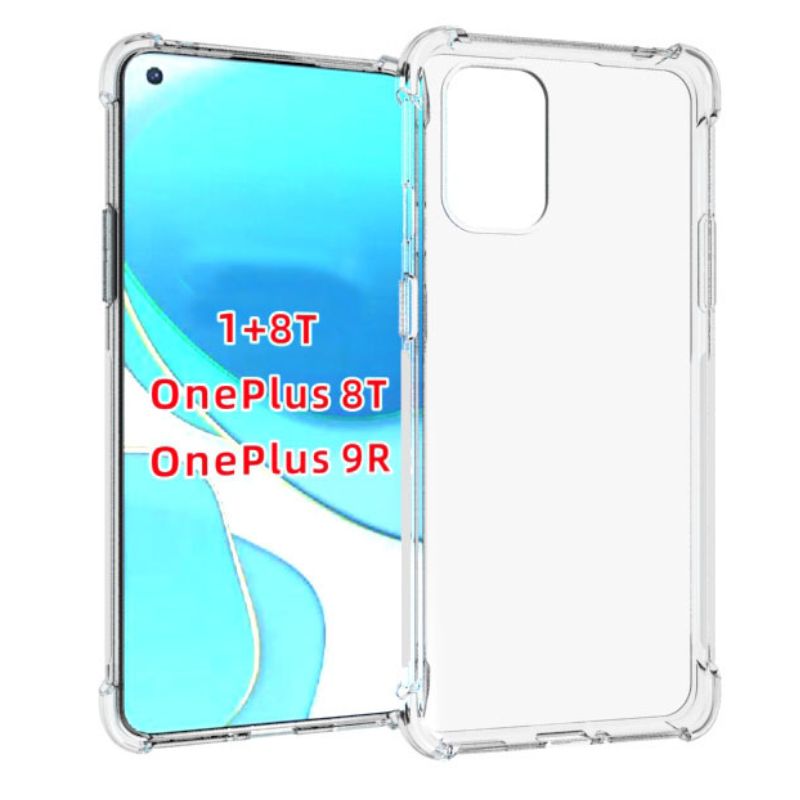 Load image into Gallery viewer, OnePlus 1+8T/9R - AirPillow Cushion Transparent Soft Clear TPU Four Corners Protective Case With 2PC 9H Tempered Glass Screen Protector
