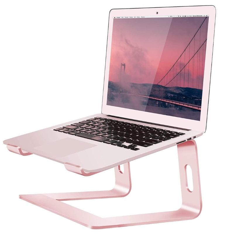 Load image into Gallery viewer, Aluminum Laptop Stand, Ergonomic Detachable Computer Stand, Riser Holder Notebook Stand Compatible with Macbook, Pro, Dell, HP, Lenovo More 10-15.6&quot; Laptops
