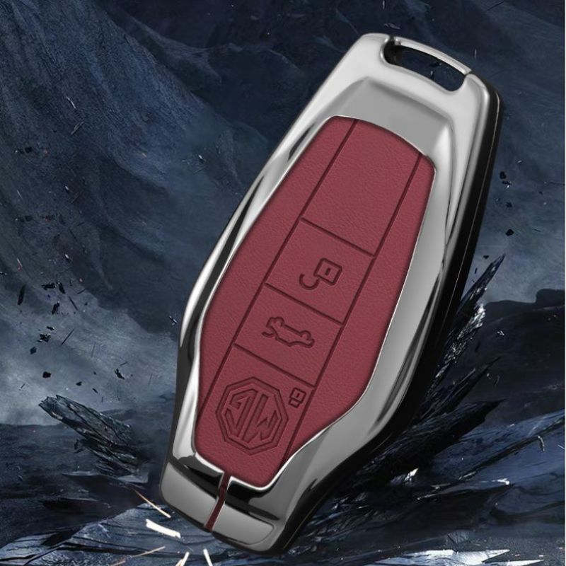 Load image into Gallery viewer, MG Full coverage protection with Zinc Alloy Car Key Fob Case Cover For MG7 2023 2024
