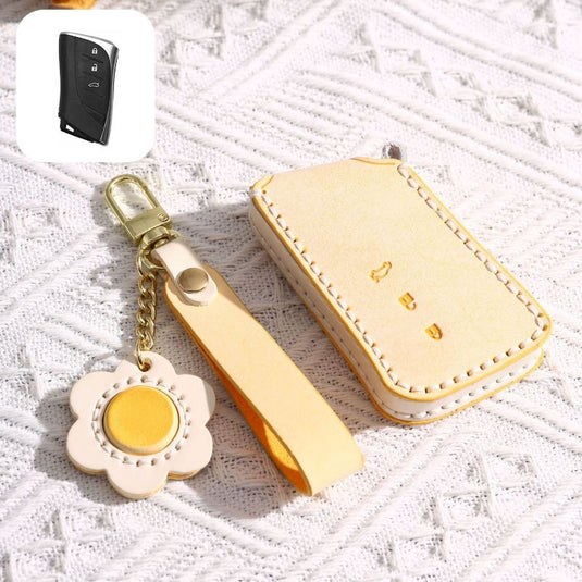 Lexus Genuine Leather Car Key Fob Case Cover For ES350, LC500, LS500, UX200, GX460