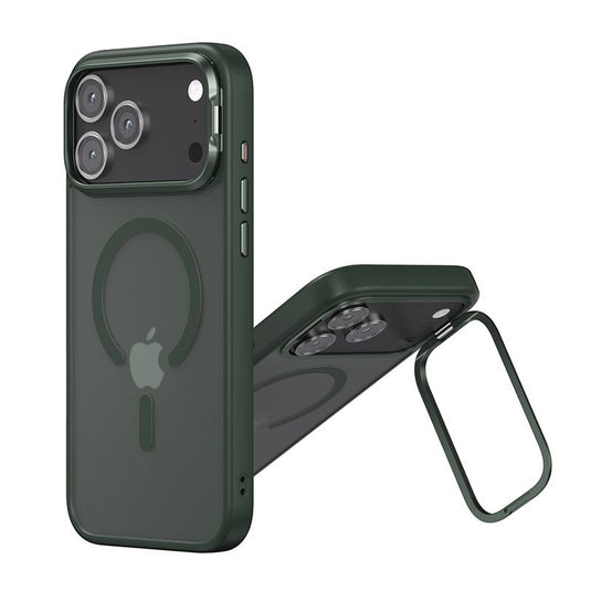 [Magsafe Compatible] Apple iPhone 17/Air/pro/pro max - Invisible Camera Stand Shockproof Case - i-Station Mobile Phone & Electronic Device Repair and Accessories
